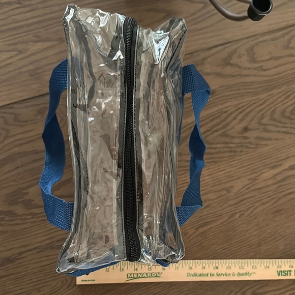 NFL Colts Clear Tote Bag With Zipper - Picture 4 of 4